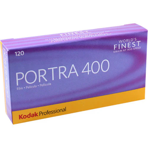 Kodak Professional Portra 400 Color Film 120 - 5 Pack